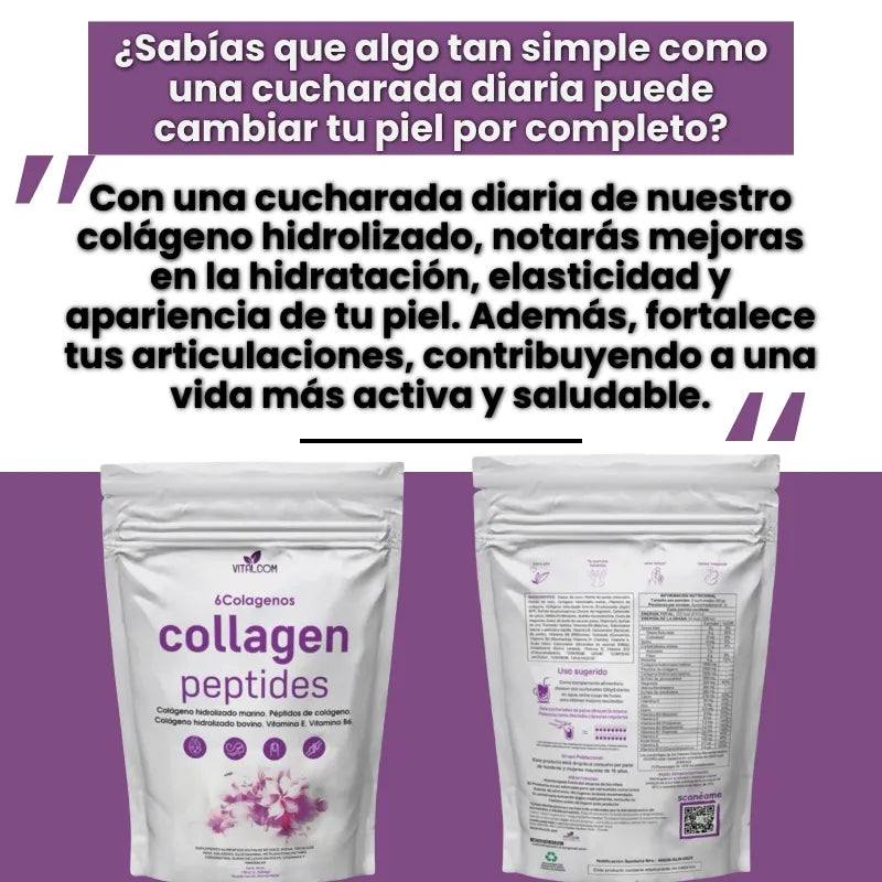 Collagen Plus | Revitaliza tu piel y articulaciones de manera efectiva.