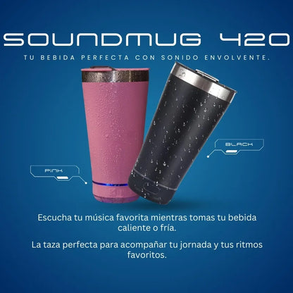 SoundMug 420 | Tu bebida perfecta con sonido envolvente.