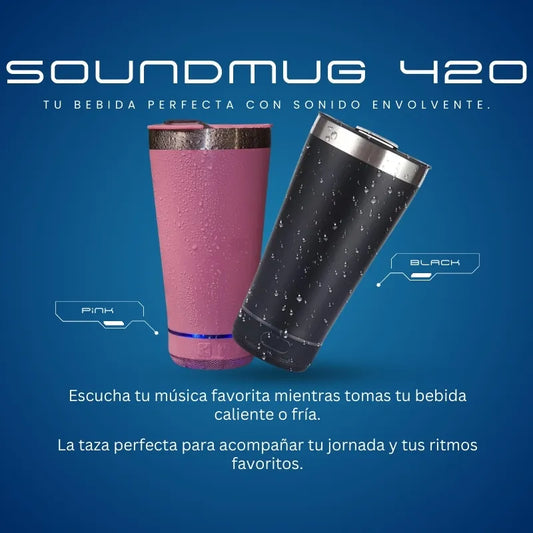 SoundMug 420 | Tu bebida perfecta con sonido envolvente.