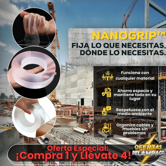 NanoGrip™ | Fija Lo Que Necesitas, Dónde Lo Necesitas.