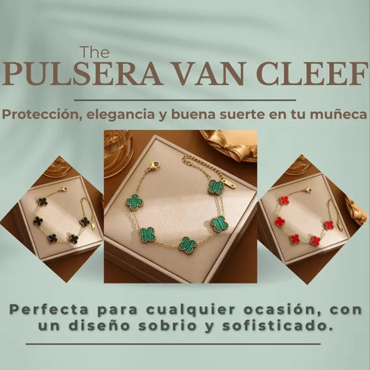 Pulsera Van Cleef | Protección, elegancia y buena suerte en tu muñeca.